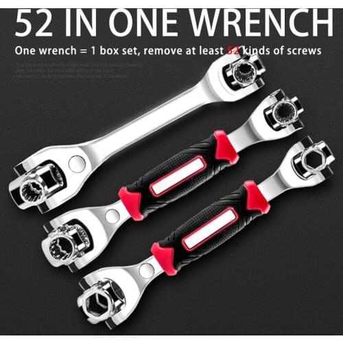 360 Degree Multipurpose Tiger Wrench 8 in 1 Tools Socket Works Universal Ratchet Spline Bolts Torx Sleeve Rotation Hand Tools