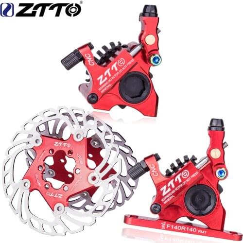 ZTTO Road Bike Line Pulling Hydraulic Disc Brake Calipers Flat Mount Gravel Bicycle Oil Disc Brake with brake rotor