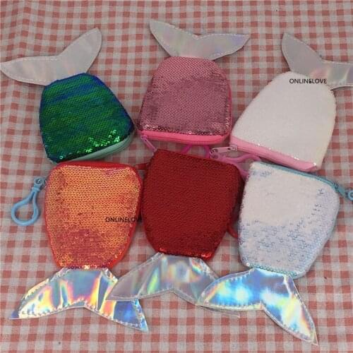 1piece random color- NEW Fish Plush Coin BAG Holder ; 12cm Lady Girls Coin Purse Wallet BAG , Coin Pouch