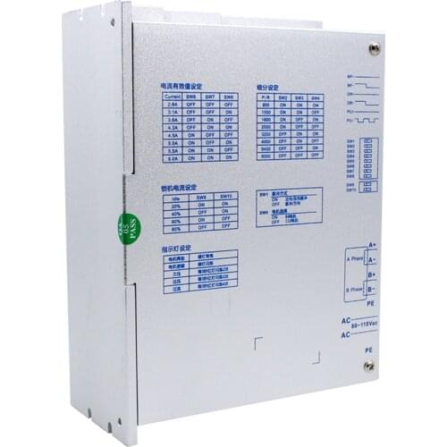 2Phase Stepper Driver 2D811 2D45M Voltage Range 80-110VAC For Engraving Machine CNC Router