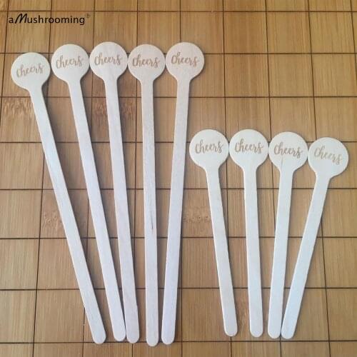 200x Cheers Monogram Drink Swizzle Sticks decor Personalized Wedding Drink Stirrers, wedding Cocktail Stir Sticks, Bridal Shower