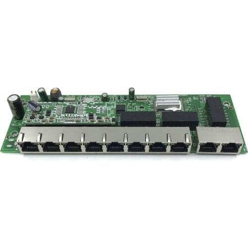 ANDDEAR-BO7 48v 8 port gigabit unmanaged poe switch 8*10/100/1000 mbps POE port; 2*10/100/1000 mbps UP Link port; NVR port