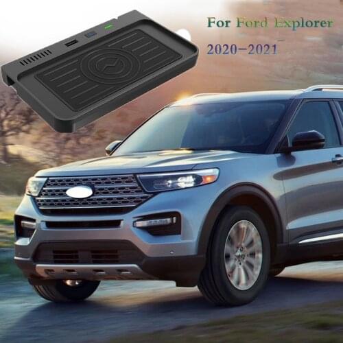 Car Wireless Fast Charger Charging Board for Ford 2015-2020 F150 2020-2021 Explorer Compatible Smartphone Charger