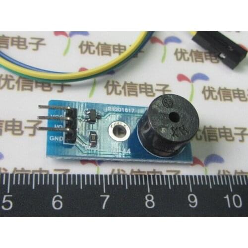 Free shipping passive buzzer module / buzzer module / sound module / +3 pcs Dupont Line