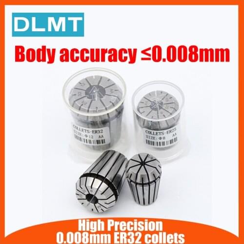 1PCS High Precision ER32 collets 0.008mm accuracy 1mm-20mm ER32 Spring Collet Suitable for ER Collet Chuck Holder