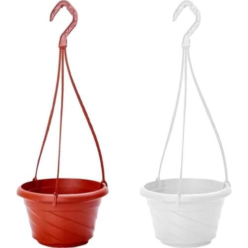 1 Set Flowerpot Breathable No Easy Broken Plastic Ivy Succulents Cactus Hanging Basin for Plants