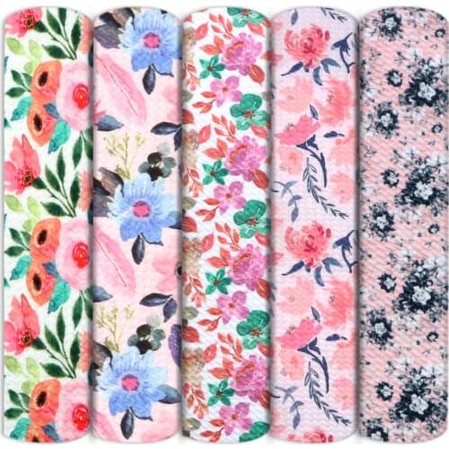 Flower Sunflower Leaf Bullet Textured Liverpool Cotton Fabric Sewing Quilting Needlework Material DIY Handmade Cloth,1Yc13718