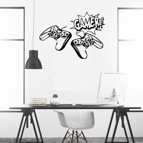 Diy gamer Decorative Sticker Waterproof Home Decor for Living Room Company School Office Decoration Wall Decoration