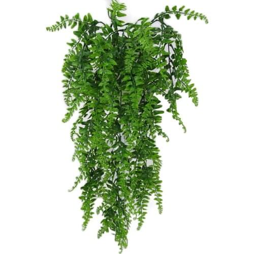 Artificial Leaves Plastic Plant Vine Wall Hanging Garden Living Room Club Bar Decorated Fake Leaves Green Plant