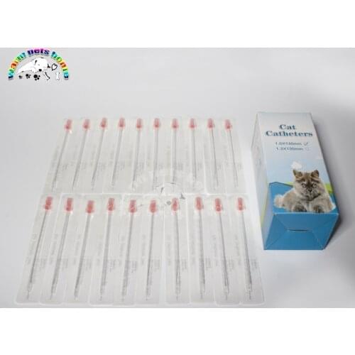 Cat Urinary Catheters Sterile 1.0mm 1.3mm Luer PVC Urinary Catheter for Calculus Surgery Urinary Veterinary Supplies
