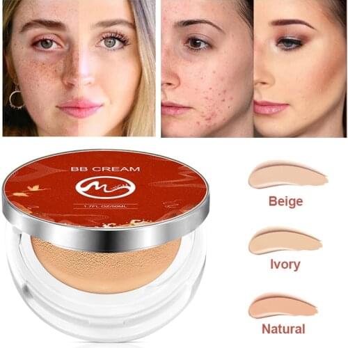 Minch Air Cushion BB Cream Lightweight Nude Concealer Oil Control Moisturizing Liquid Foundation Strong Isolation Bare Makeup