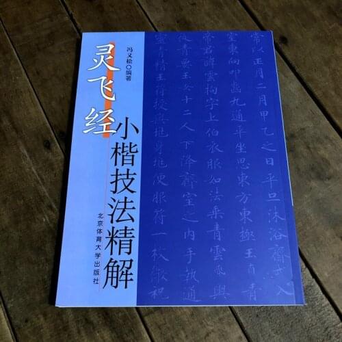 Ling Fei Jing Brush Calligraphy Copybook Chinese Regular Script Calligraphy Skills Tutorials Basic Strokes Detailed Annotation