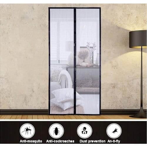 Mosquito Net Curtain Magnets Door Mesh Insect Sandfly Netting with Magnets on The Door Mesh Screen Magnets Home Summer Use