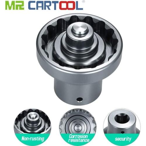 MR CARTOOL Centre Lock Wheel Nut Socket Tool Fits Porsche 991 Cayman Panamera - 3/4 Drive Profession Car Repair Tool
