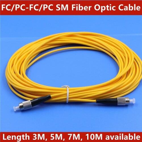 Eco Solvent Printer Optical Fiber Cable data FC-FC SM Cable round core for Myjet Human Printer BYHX Board Fiber Optic Cable