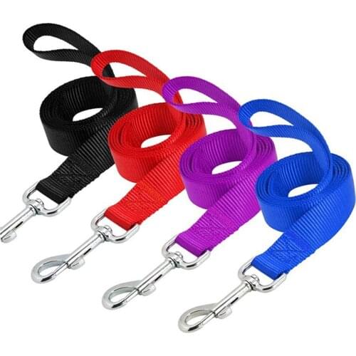 Dog Leash Strong and Durable Traditional Style Leash with Easy to Use Collar Hook Nylon Dog Leashs Traction Rope