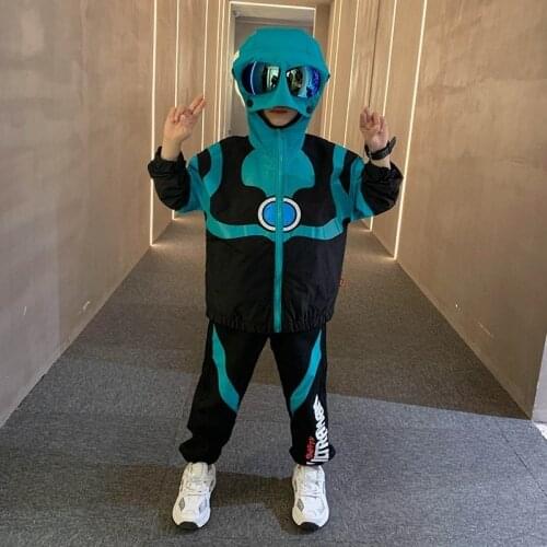 2021 Boy Tracksuit Clothes set Kids Spring&Autumn Cotton School Uniform Sport Cartoon Suit Boys Clothing Sets 4 6 8 10 12 14year