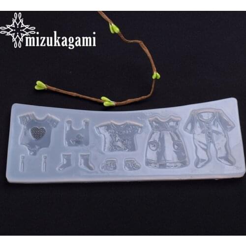 1pcs UV Resin Jewelry Liquid Silicone Mold Childrens Wear Resin Molds For DIY Necklace Pendant Charms Making Jewelry