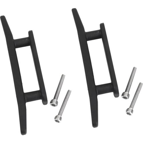 2 Pieces 6' Black Nylon Rafting Kayak Boat Anchor Deck Cleat for Kaya Canoe Fishing Inflatbale Boat Replacement Accessories