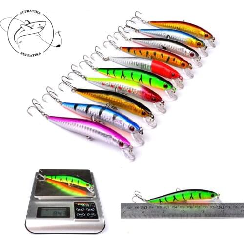 20Pcs/lot Mixed Sea Fishing Hard Bait Wobbler Deep Swimbait Crankbait Treble Hook Isca Artificial Trolling Fishing Lure Tackle