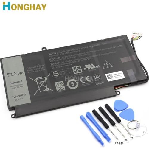 Honghay VH748 Laptop battery For DELL Vostro 5460 5470 5560 14 5480 for Inspiron 14 5439 V5460D-1308 V5460D-1318 5470D-1328
