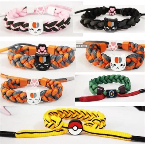 Anime Natsume Yuujinchou Cosplay Madara Bracelet Hand-woven Anime Bracelet Couple Accessories Holiday Gifts