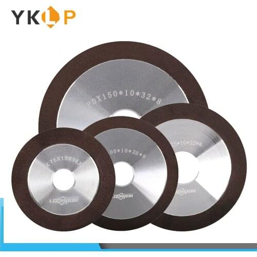 75/80/100/125mm diamond grinding disc sharpening Diamond Grinding Wheel for Tungsten Steel Milling Tool Carbide Metal 150-400