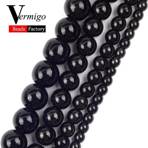 Natural Mineral Stone Plating Black Hematite Beads For Jewelry Making 3 4 6 8 10mm Needlework Beads Diy Handmade Bracelets 15"