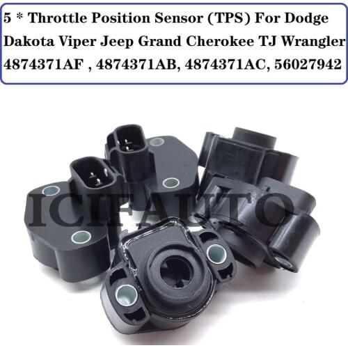 Throttle Position Sensor (TPS) For Dodge Dakota Viper Jeep Grand Cherokee TJ Wrangler 4874371AF , 4874371AB, 4874371AC, 56027942