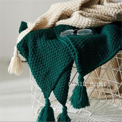 Baby Blankets Newborn Knitted Baby Swaddle Wrap Tassel Sofa Throw Blankets Cotton Toddler Kids Bedding Quilt Stroller Blanket