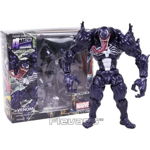 Revoltech Series NO.003 Spiderman Venom PVC Action Figure Collectible Model Toy