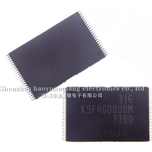 100% K9F4G08U0M-PIB0 TSOP48 Flash memory series Brand new original K9F4G08UOM-PIBO
