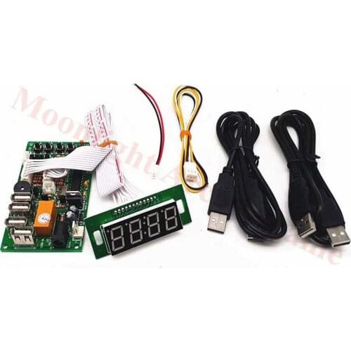 JY-18B coin operated USB time board with separate display time control Power Supply for USB devices