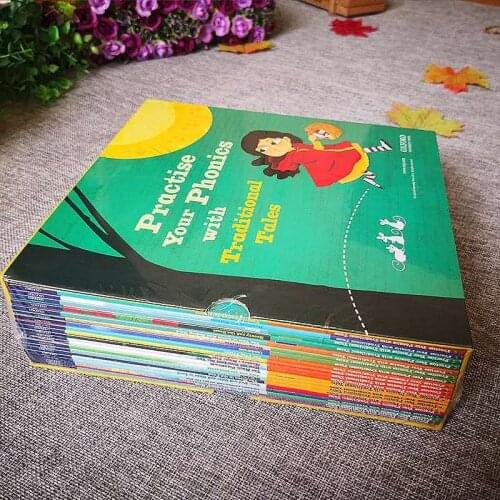 21 books/lot Oxford reading tree Practise Your Phonics with Traditional Tales English graded reading picture story books