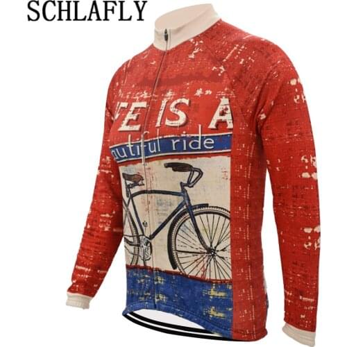 Life is beautful women cycling jersery long sleeve bike winter fleece wool & no fleece bicycle clothing schlafly autumn