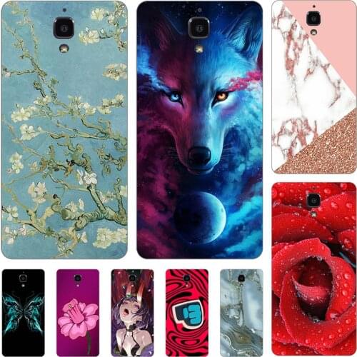 Lovely Fashion Phone Case For Xiaomi Mi4 M4 Mi 4 Mi 4W 5.0" Case Coconut Printed Phone Back Cover For Funda Xiaomi Mi4
