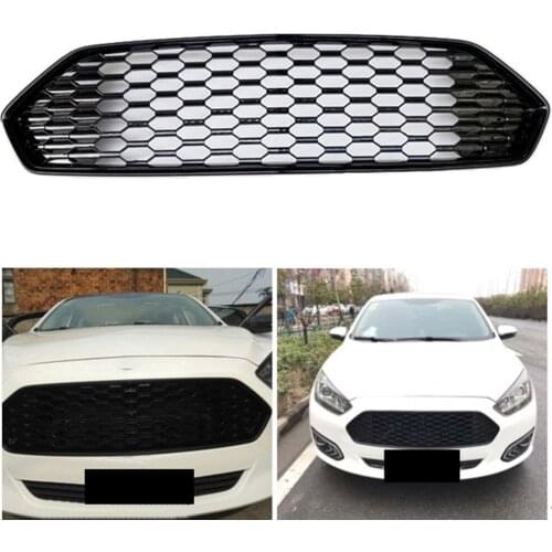Car Front Bumper Grill Upper Net Grille Fit For Ford Escort 2015 2016 2017