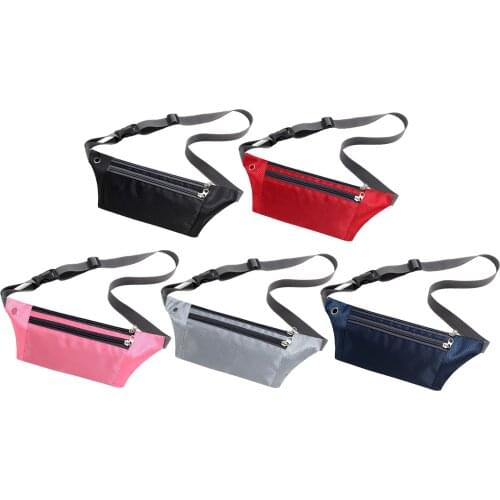 Workout Running Waist Bag Belt Fanny Pack Ultr-Light Zipper for Gym Jogging
