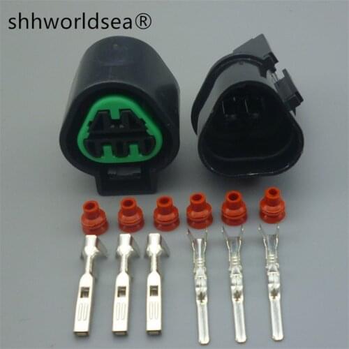 Shhworldsea 1set 2.2mm PB625-03027 PB621-03020 3 Pin Female Male Auto Connector For Hyundai Kia Sensor Headlight