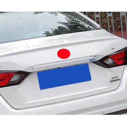 Steel molding Rear Trunk Lid Cover Trim For 2019-2020 Nissan Altima Sedan 1PCS