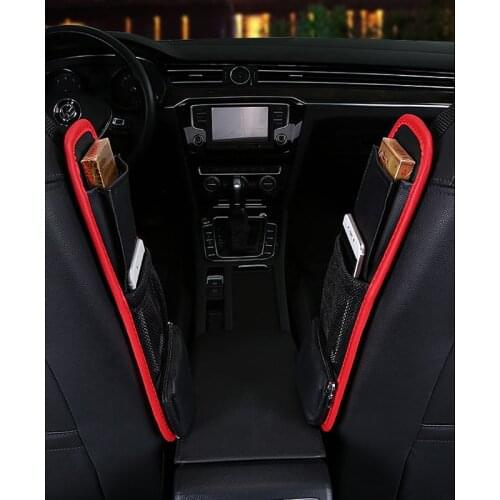 Car seat storage bag side hanging bag car multi-functional phone cards holder organizer Automobile Interior Accessories