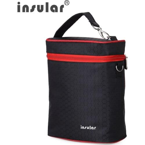 Brand Insular 420D Nylon Baby Feeding Bottle Insulation Bags Thermal Bottle Bags Baby Diaper Stroller Cooler Changing Bags