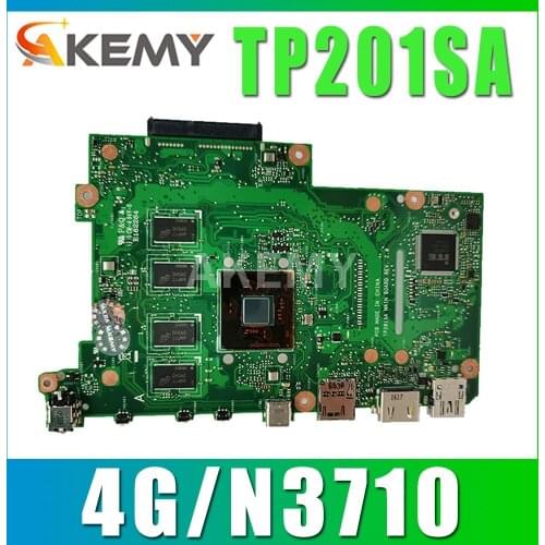 TP201SA Laptop motherboard for ASUS TP201SA original mainboard 4GB-RAM N3710-CPU