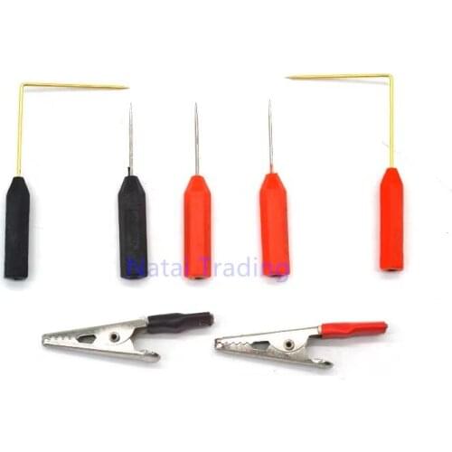 Universal multimeter probes replaceable needles for digital multimeter cable feeler, multimeter repalcing pin car repairing tool