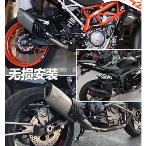 51mm Exhaust Motorcycle Sports Racing Exhaust Scooter Dirt Bike Pipe With DB Killer For Benelli NVX155 Nmax CBR600RR