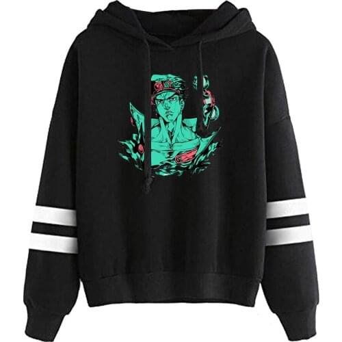 XXS-XXXXL Anime JoJo Bizarre Adventure cosplay costume Funny Cartoon Sweatshirt Men women Joestar Kujo Jotaro cosplay hoodie