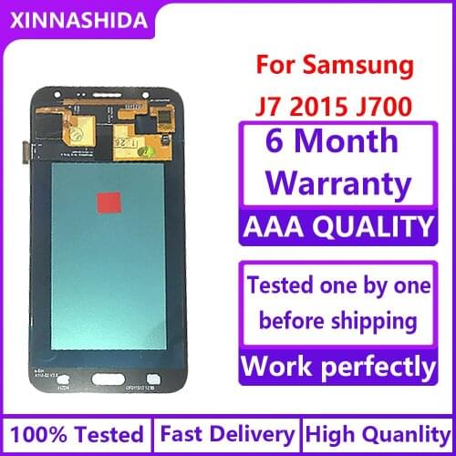 5.5'' AAA Quality J7 LCD For Samsung Galaxy J7 2015 J700 J700F J700M J700H LCD Display With Touch Screen Digitizer Assembly