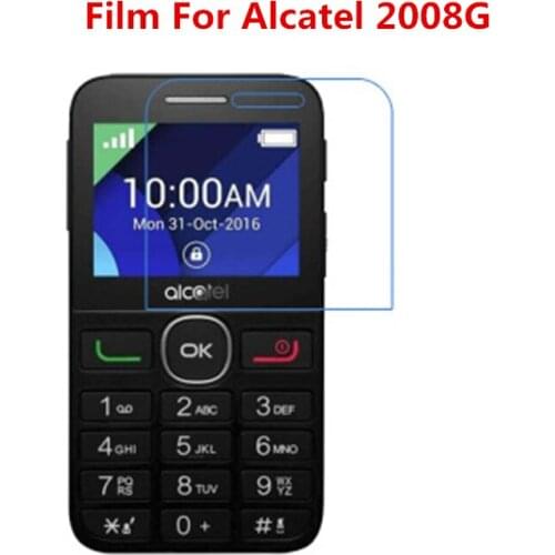 1/2/5/10 Pcs Ultra Thin Clear HD LCD Screen Protector Film With Cleaning Cloth Film For Alcatel 2008G