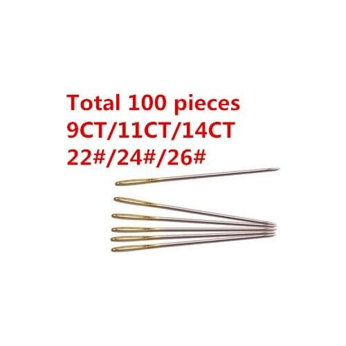 1 Lot=100 Pieces Cross Stitch Needle
