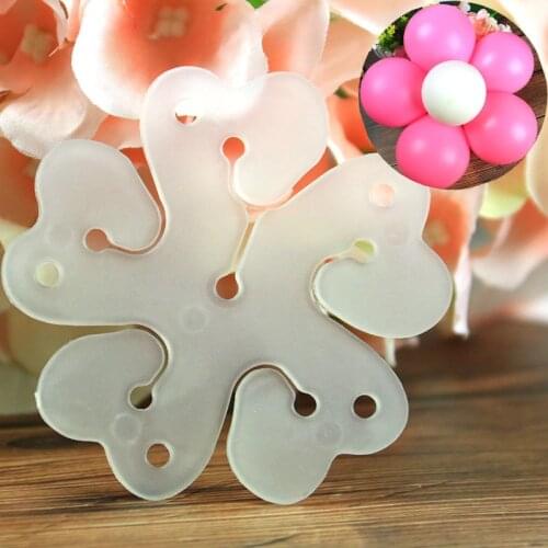 10pcs Flower Modelling Balloons Clip Birthday Party Wedding Decoration Ballons Sticks Accessories Foil Balloons Sealing Clamp